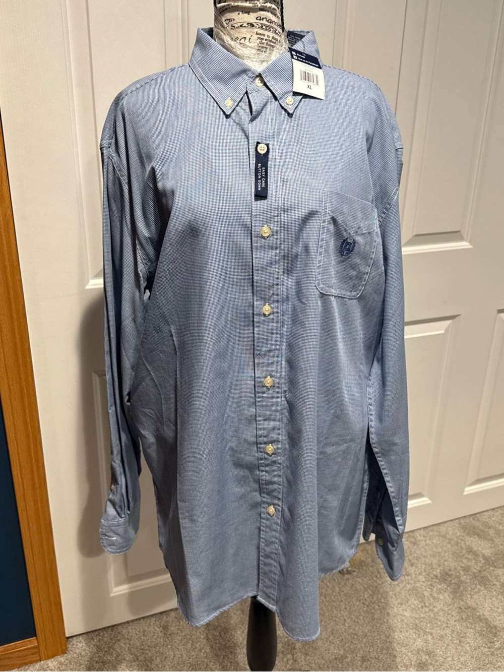 Chaps Light Blue Button-Down Oxford Shirt